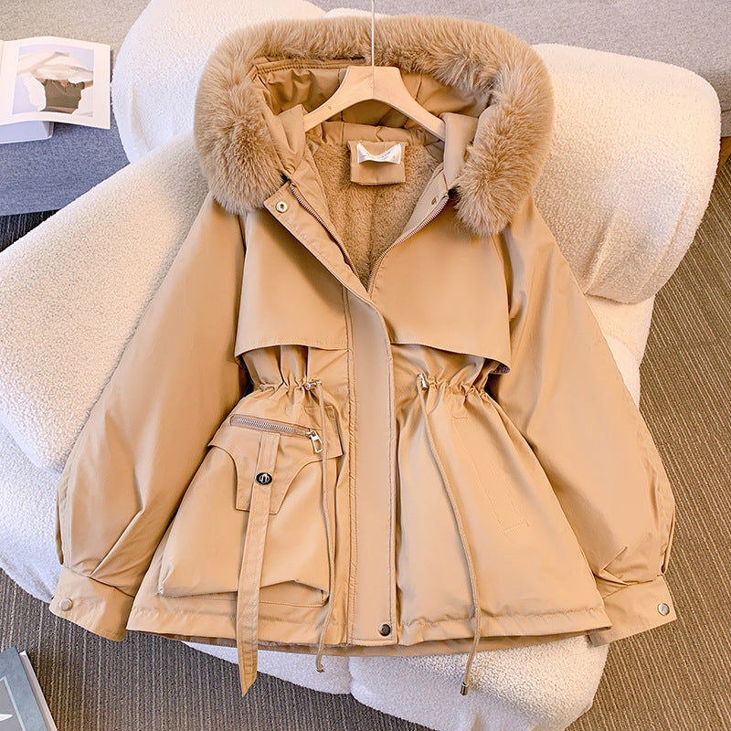 Isabella – Luxuriöser Damenwintermantel mit Pelzdetails