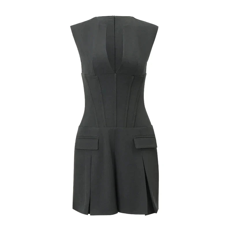 Isabella – Verführerisches Deep V Partykleid für Damen 2024