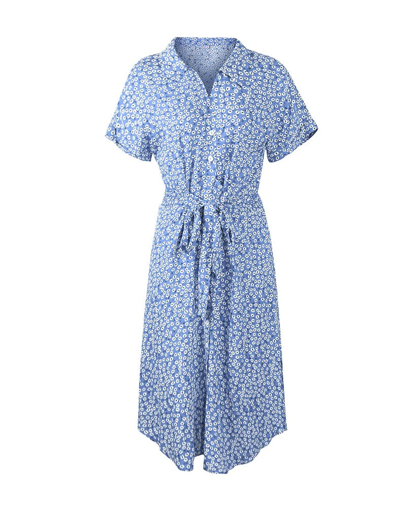Sofia – Verspieltes Sommerkleid mit Blumenmuster für Damen