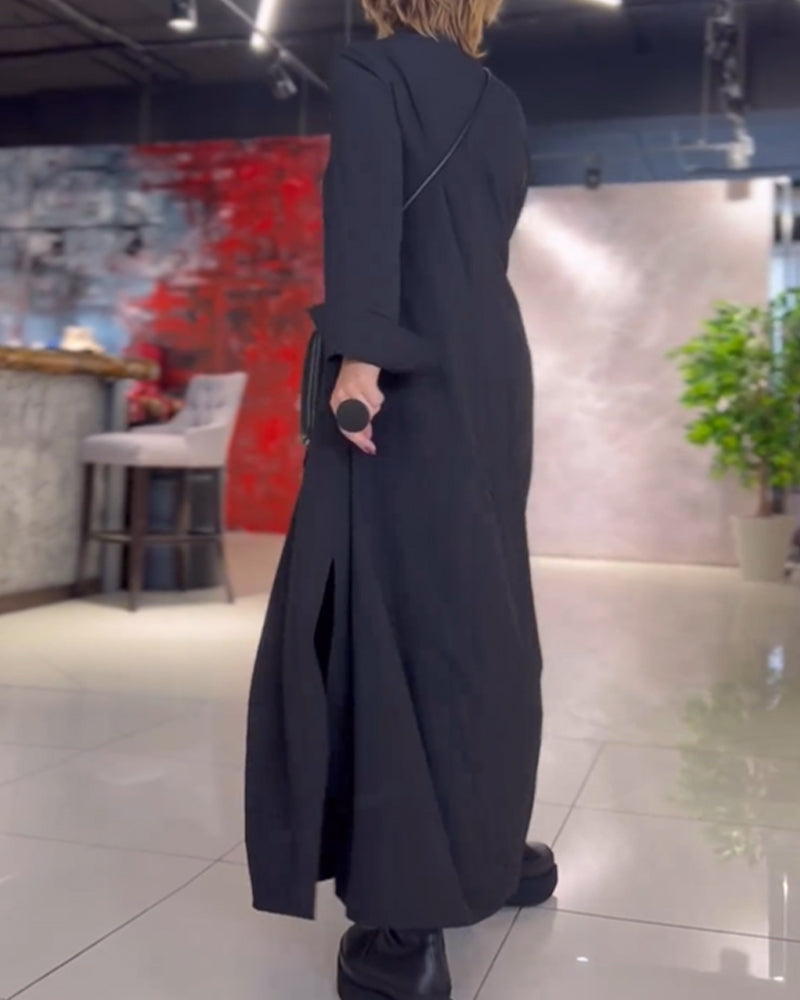 Camila – Elegantes Abendkleid mit Schlitz für Damen