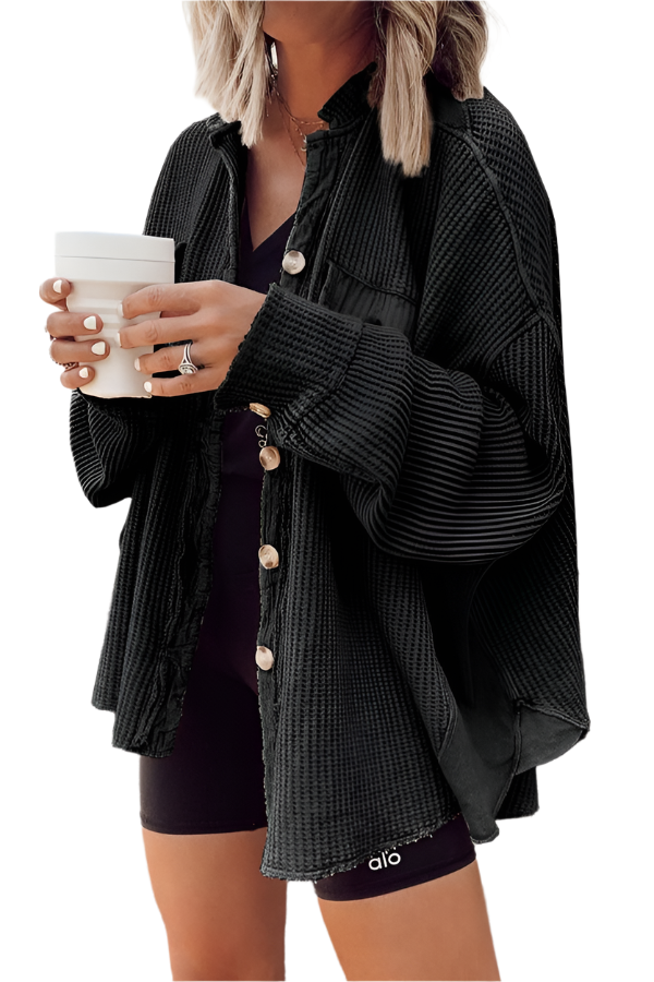 Amélie – Bequeme Sherpa Damen Shirtjacke