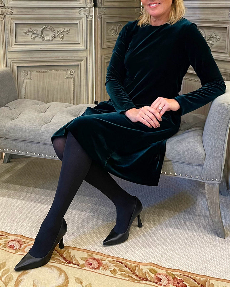 Giovanna – Elegantes A-Linien-Velvetkleid für Damen