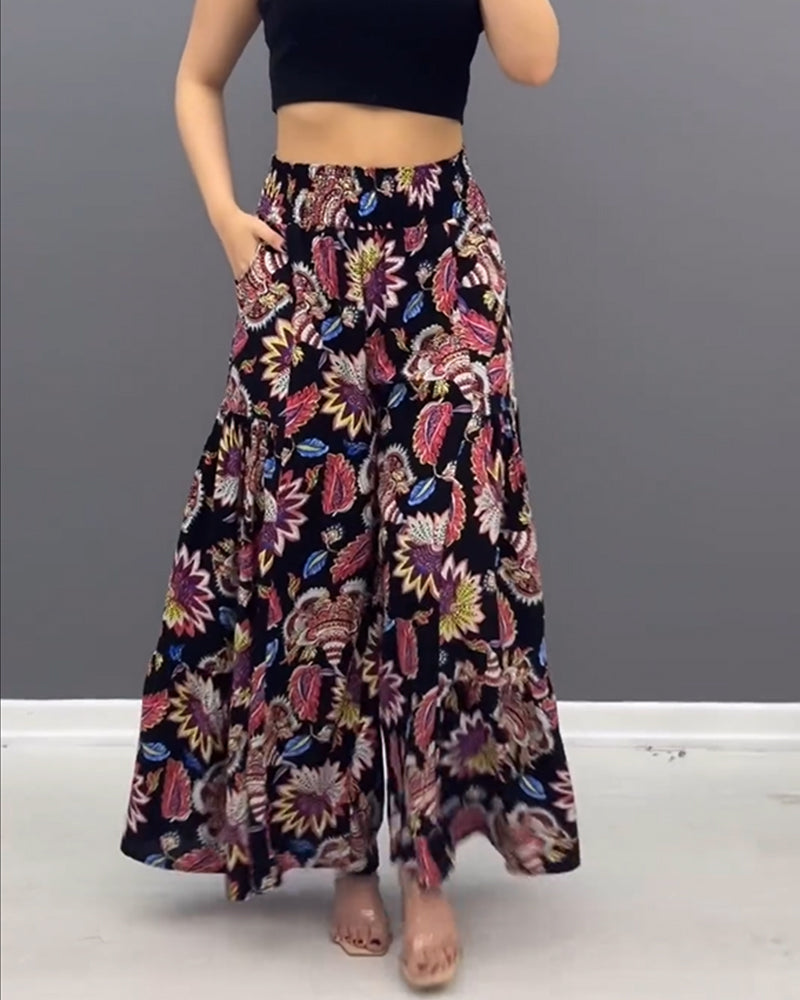 Lily – Florale Damenhose