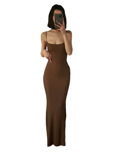 Clara – Elegantes Rückenfreies Maxikleid für Frauen