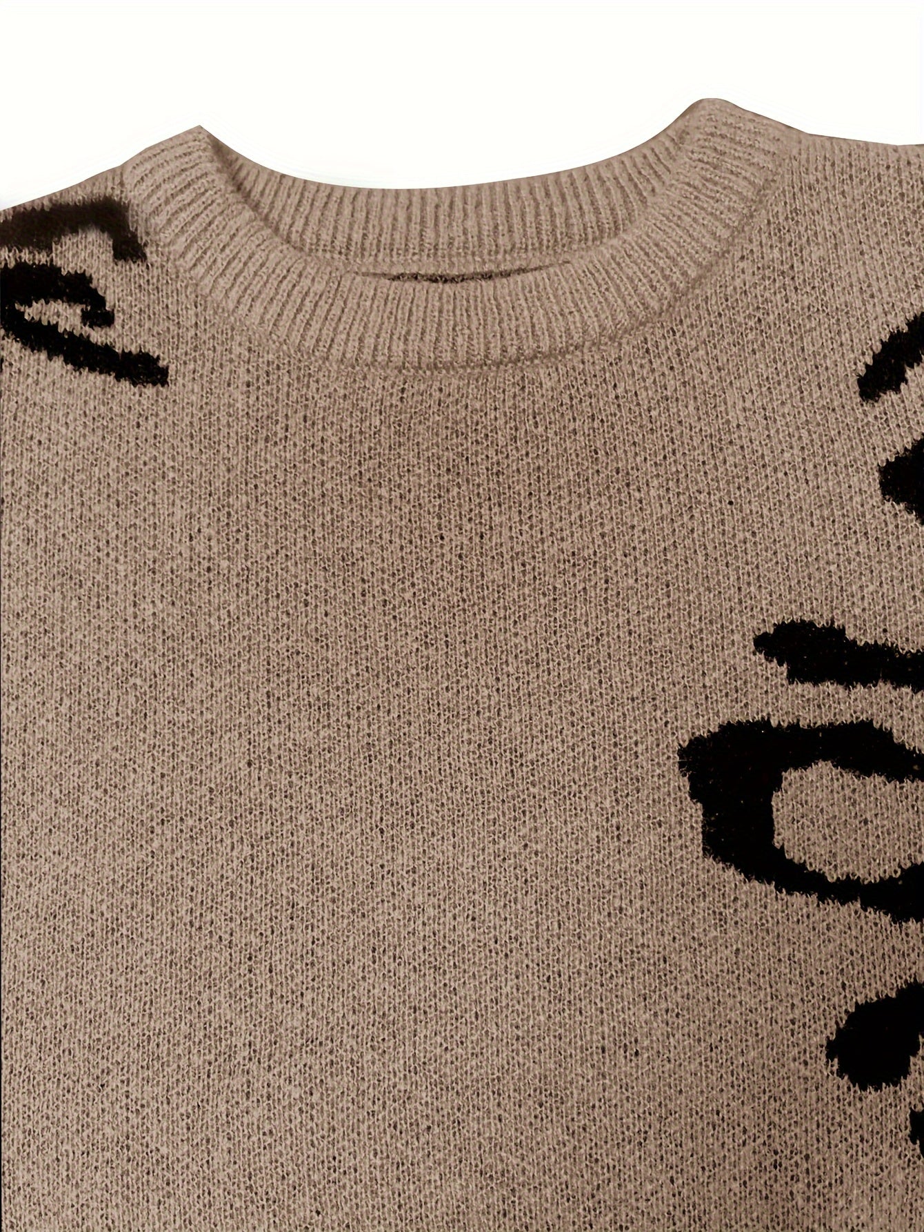 Giulia – Damenpullover mit Leopardenmuster und Rundhalsausschnitt