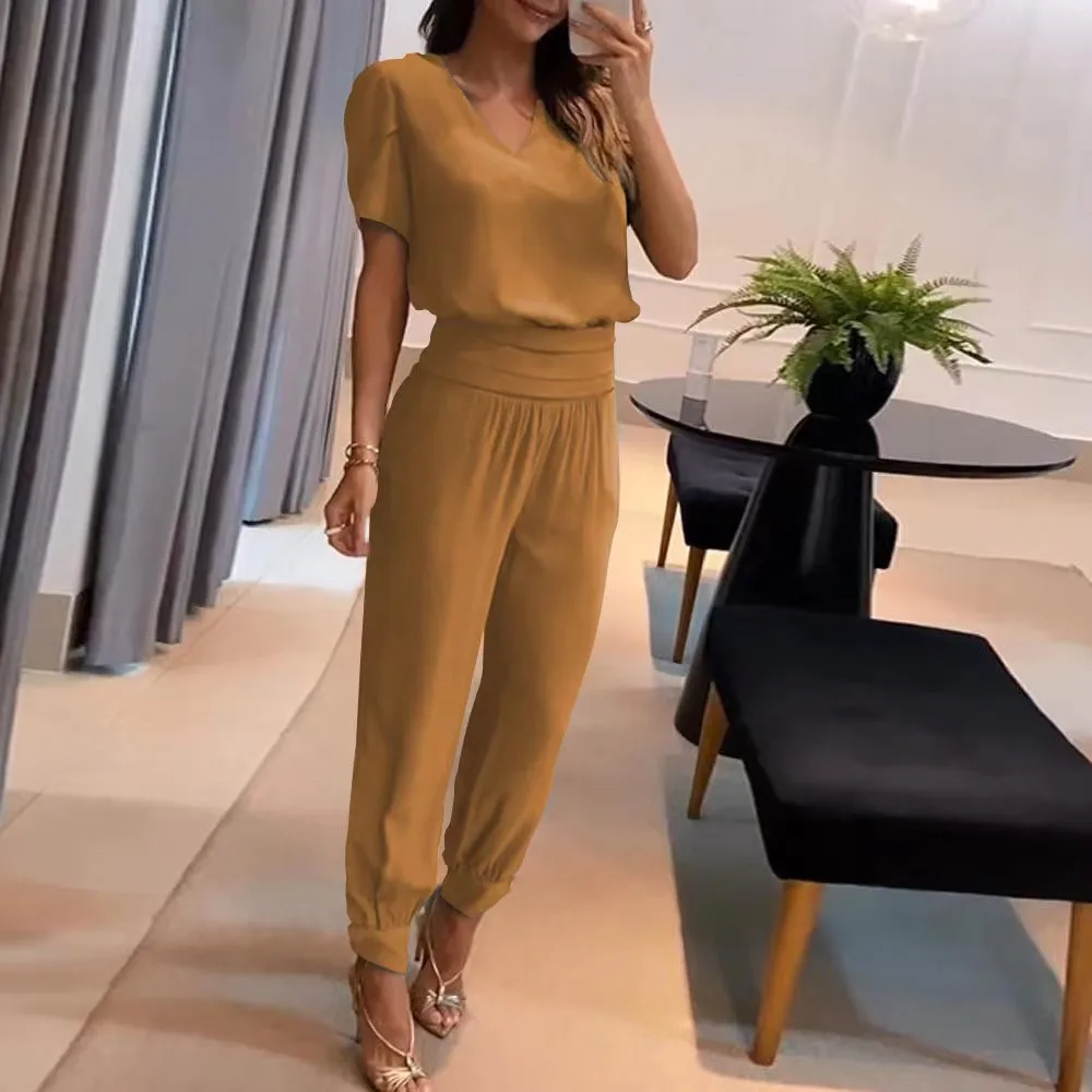 Giovanna – Stilvolles Damen-Top und Hosen-Set