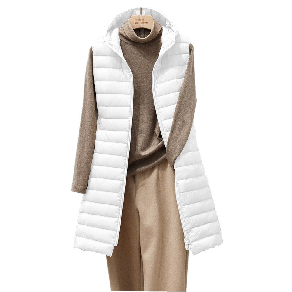 Giulia – Eleganter Damen-Langer Wattierter Weste