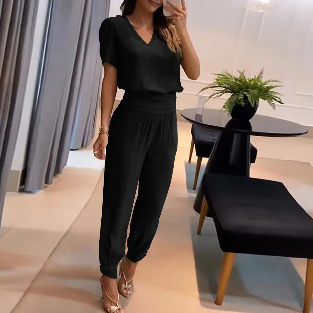 Giovanna – Stilvolles Damen-Top und Hosen-Set