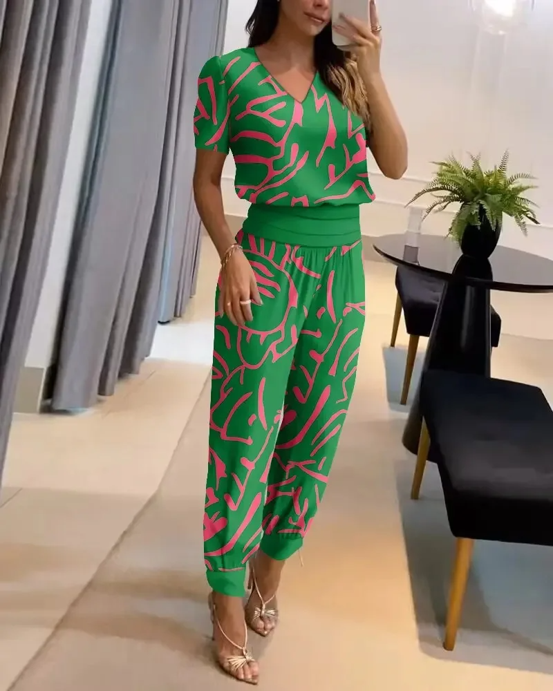 Giovanna – Stilvolles Damen-Top und Hosen-Set