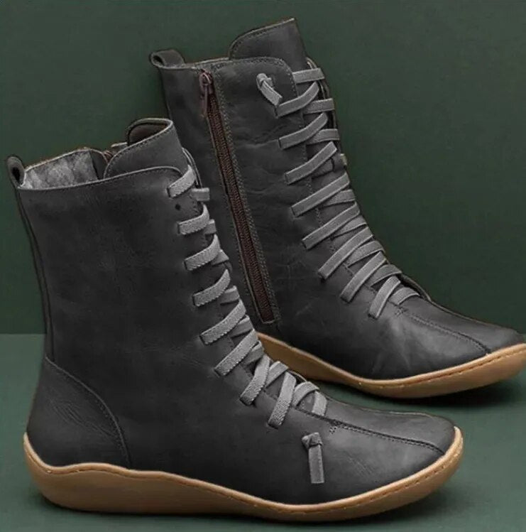 Lorenza – Zeitlose Stiefel aus Naturleder für Damen