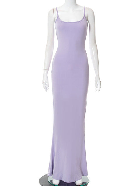 Clara – Elegantes Rückenfreies Maxikleid für Frauen