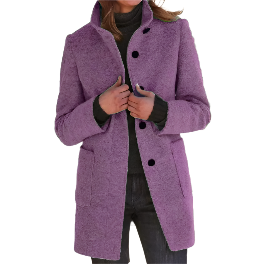 Isabella – Eleganter Wollmisch-Mantel für Damen