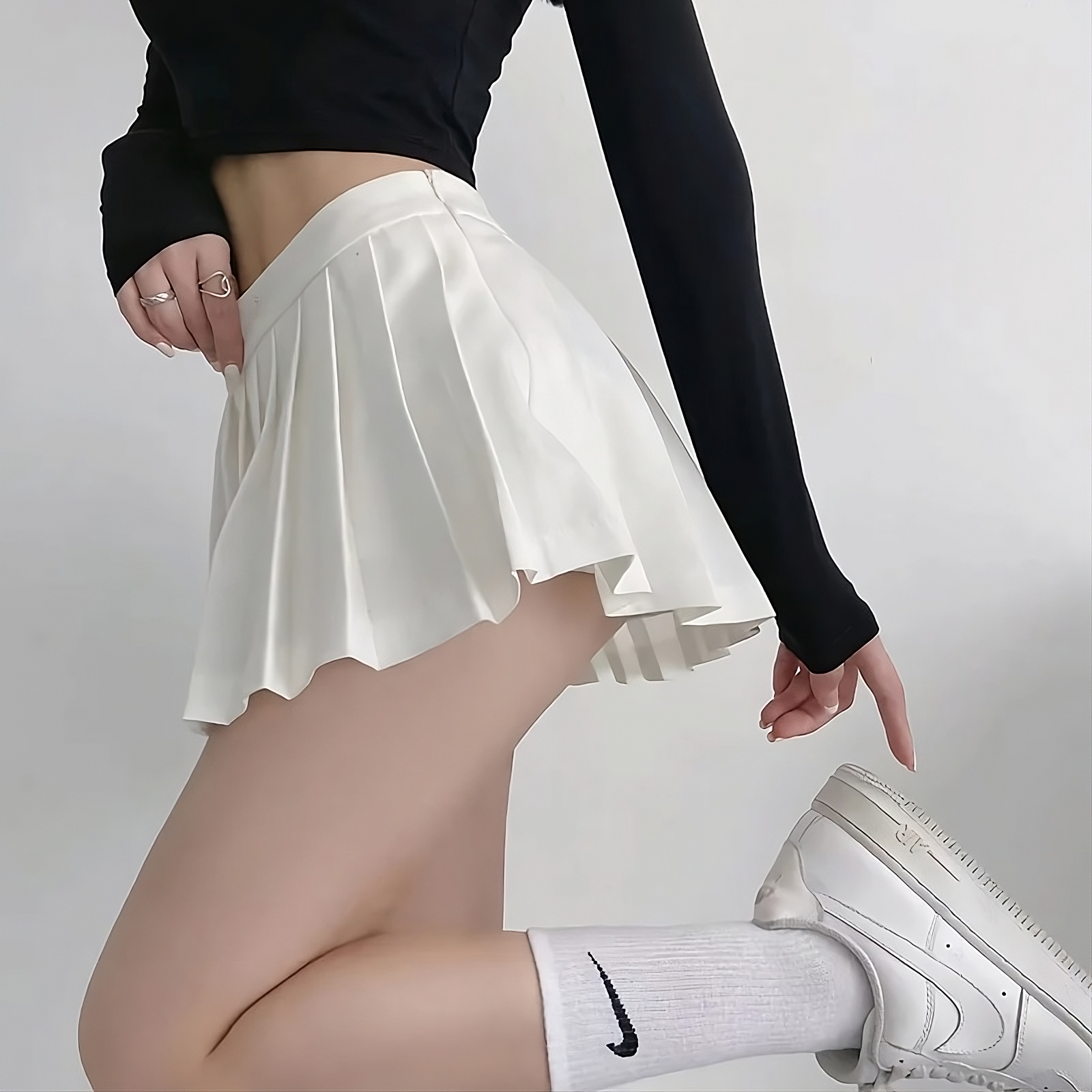 Lucia – Eleganter Faltenrock für Damen