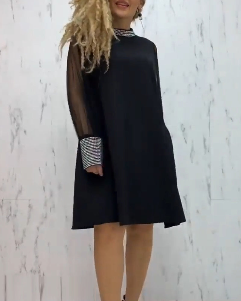 Sophie – Elegantes Damen Langarmkleid