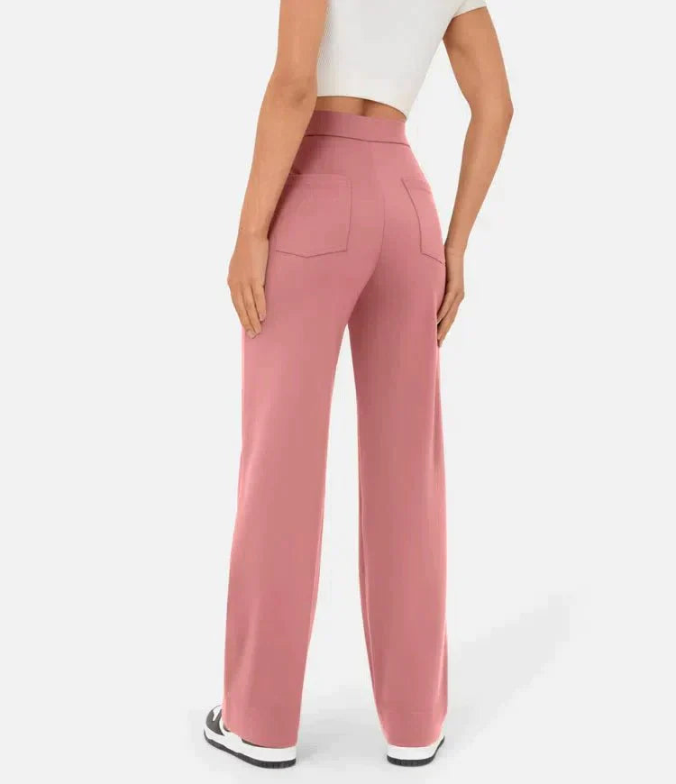Elena – ModaElastica Hohe Taille Elastische Hose für mühelosen Chic für Frauen