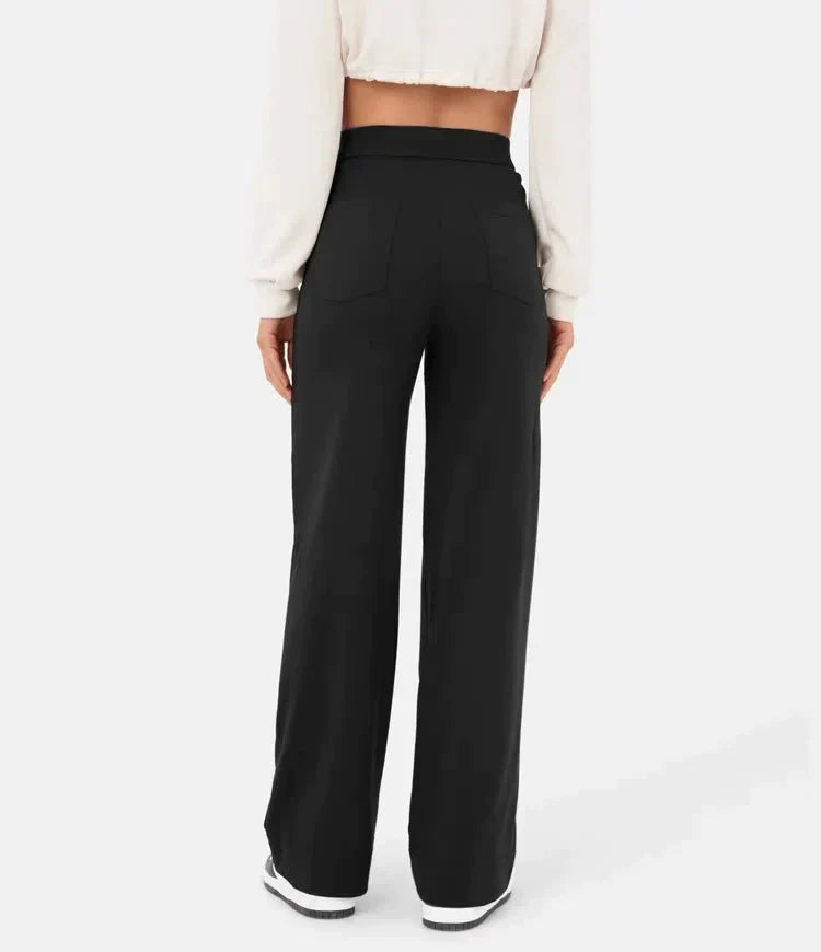 Elena – ModaElastica Hohe Taille Elastische Hose für mühelosen Chic für Frauen