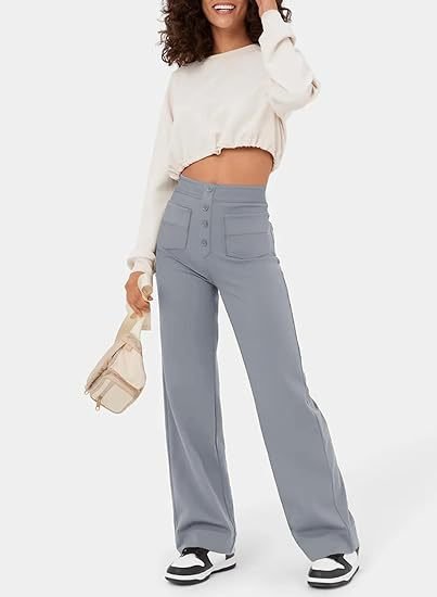 Elena – ModaElastica Hohe Taille Elastische Hose für mühelosen Chic für Frauen