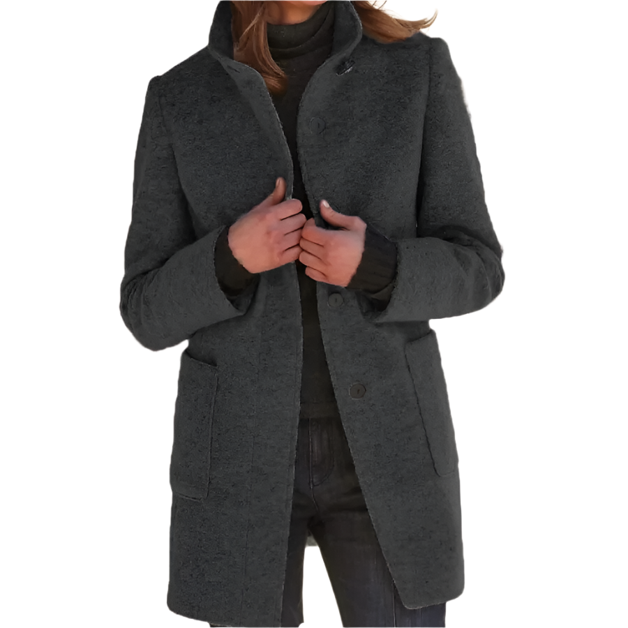 Isabella – Eleganter Wollmisch-Mantel für Damen