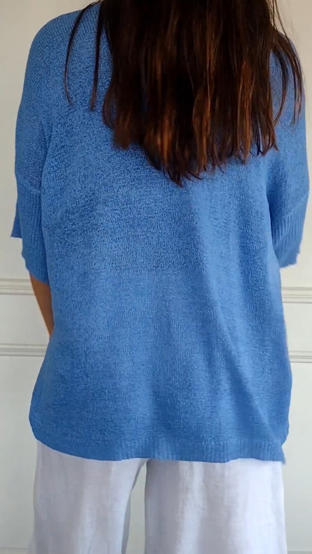 Isabella – Elegantes V-Ausschnitt Strickpullover für Damen