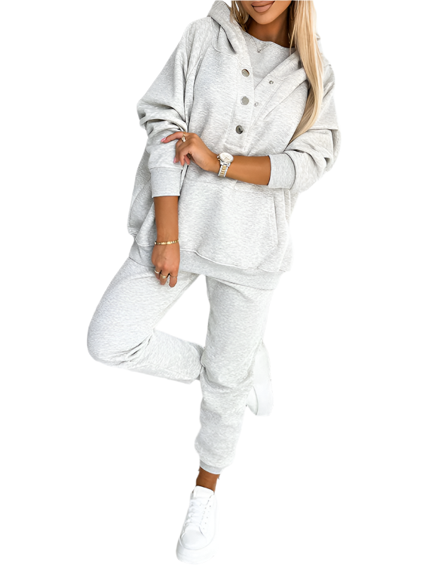 Sofia – Sportlicher Kapuzen-Sweatshirt-Anzug für Damen