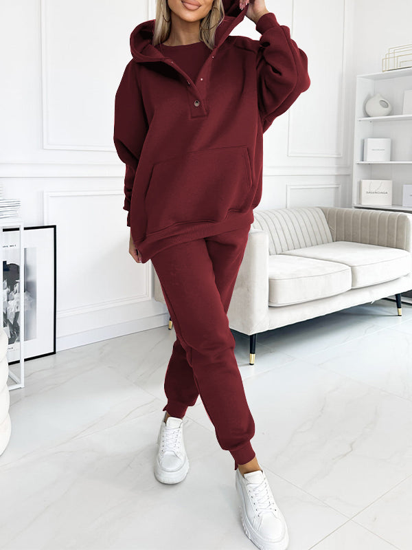 Sofia – Sportlicher Kapuzen-Sweatshirt-Anzug für Damen