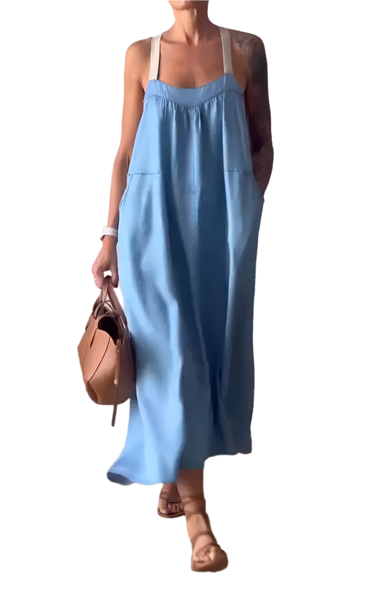 Sophie – Lässiges Sommerkleid mit weiten Trägern für Damen