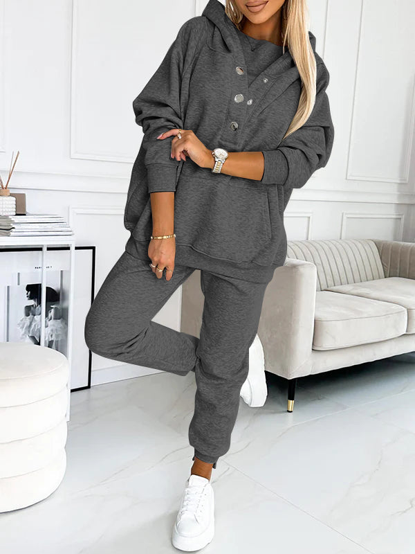 Sofia – Sportlicher Kapuzen-Sweatshirt-Anzug für Damen