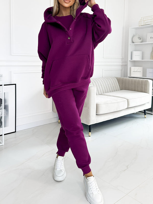 Sofia – Sportlicher Kapuzen-Sweatshirt-Anzug für Damen
