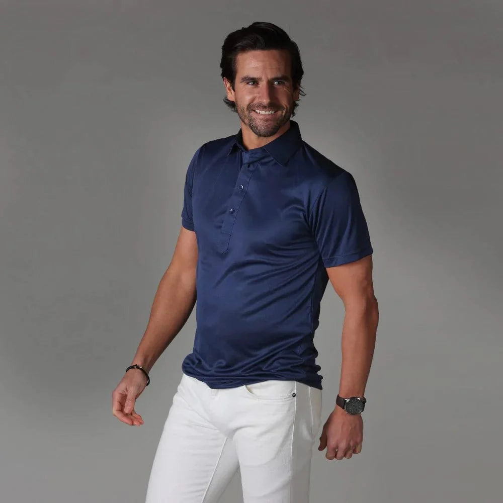 Matteo – Vielseitiges Semi-Spread Kragen Polo für Männer