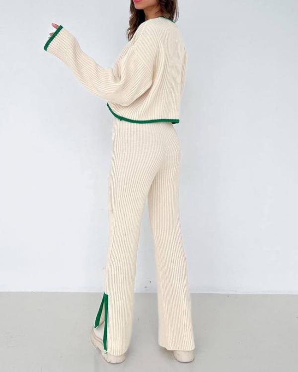 Lucia – Elegantes Zweiteiliges Set mit Fransen für Damen