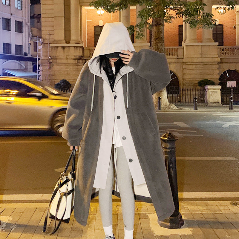 Sophia – Elegante Lange Kapuzenjacke für Damen