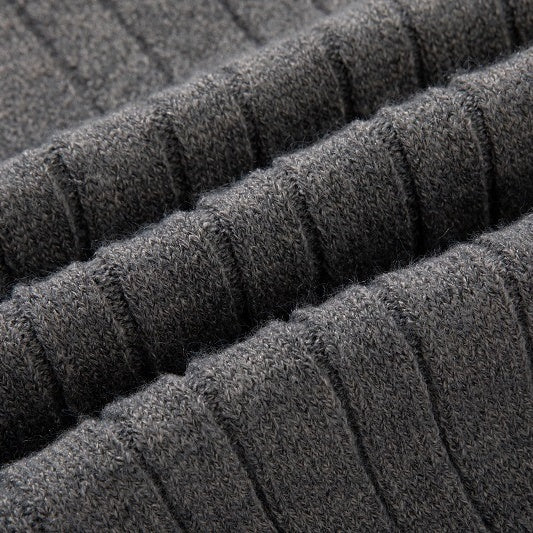 Niklas – Herren-Shirt mit halbem Rippenstrick