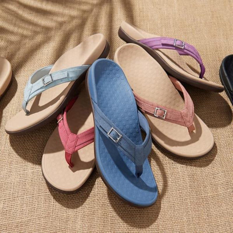 Sophie – Stijlvolle Orthopedische Zomersandalen