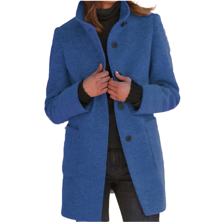 Isabella – Eleganter Wollmisch-Mantel für Damen