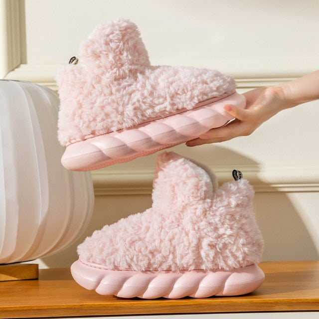 Francesca – Flauschige Fleece-Stiefel für Damen