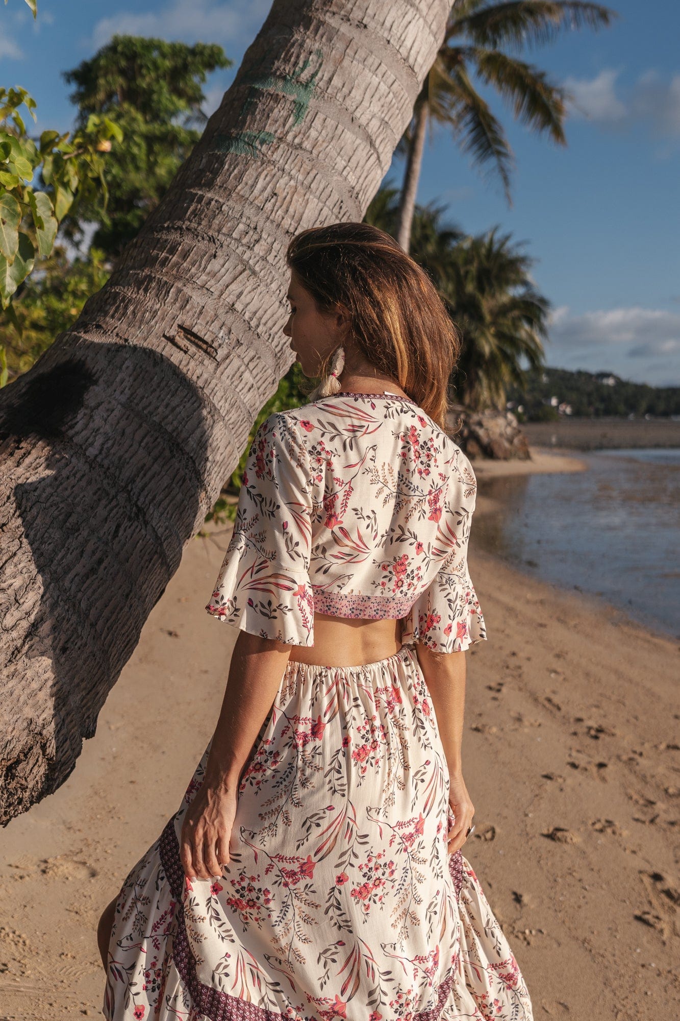 Elena – Müheloses Boho Off-Shoulder Kleid für Damen